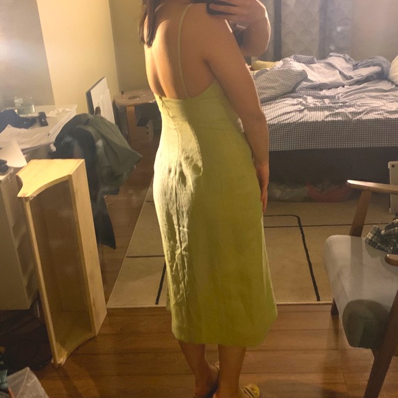 SOLD Paloma Wool Dalini green dress EU 38 US 6 - Picture 4 of 8